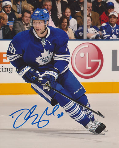 DAVID STECKEL SIGNED TORONTO MAPLE LEAFS 8X10 PHOTO