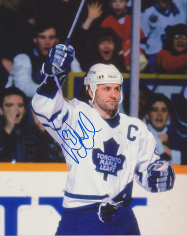 DOUG GILMOUR SIGNED TORONTO MAPLE LEAFS 8X10 PHOTO 3