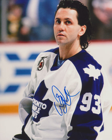 DOUG GILMOUR SIGNED TORONTO MAPLE LEAFS 8X10 PHOTO 5