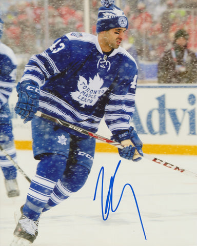 NAZEM KADRI SIGNED TORONTO MAPLE LEAFS 8X10 PHOTO 10