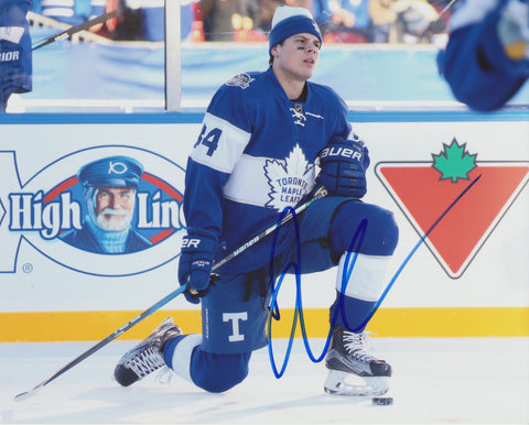 AUSTON MATTHEWS SIGNED TORONTO MAPLE LEAFS 8X10 PHOTO