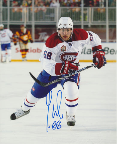 YANNICK WEBER SIGNED MONTREAL CANADIENS 8X10 PHOTO 7