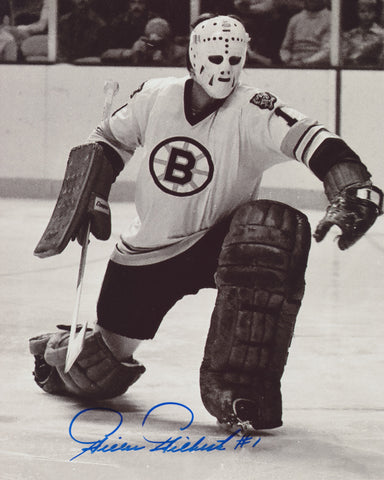 GILLES GILBERT SIGNED BOSTON BRUINS 8X10 PHOTO 3