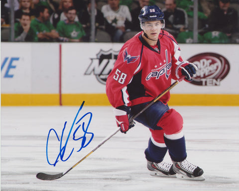 CONNOR CARRICK SIGNED WASHINGTON CAPITALS 8X10 PHOTO 2