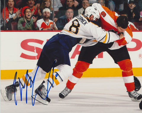 CODY MCCORMICK SIGNED BUFFALO SABRES 8X10 PHOTO