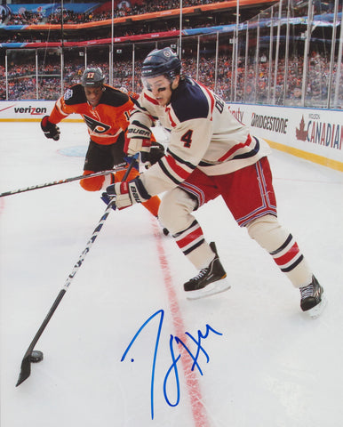 MICHAEL DEL ZOTTO SIGNED NEW YORK RANGERS 8X10 PHOTO 7