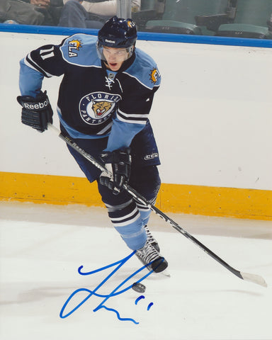 JONATHAN HUBERDEAU SIGNED FLORIDA PANTHERS 8X10 PHOTO 4