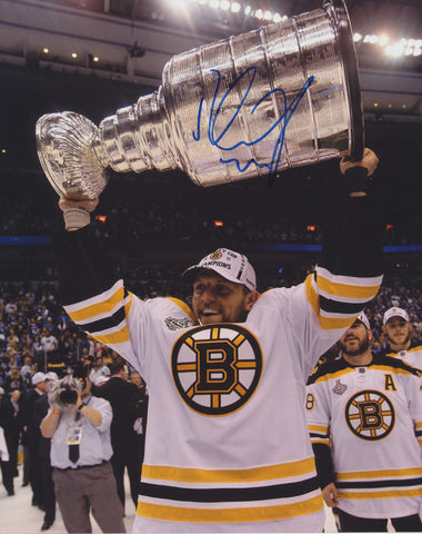 DENNIS SEIDENBERG SIGNED BOSTON BRUINS 8X10 PHOTO