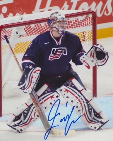 JACK CAMPBELL SIGNED TEAM USA 8X10 PHOTO