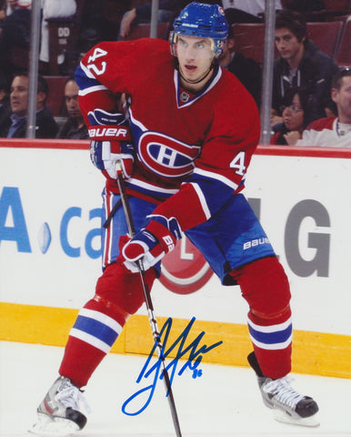 JARED TINORDI SIGNED MONTREAL CANADIENS 8X10 PHOTO 5