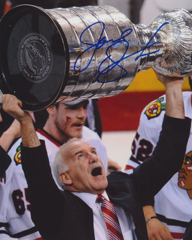 JOEL QUENNEVILLE SIGNED CHICAGO BLACKHAWKS 8X10 PHOTO 3