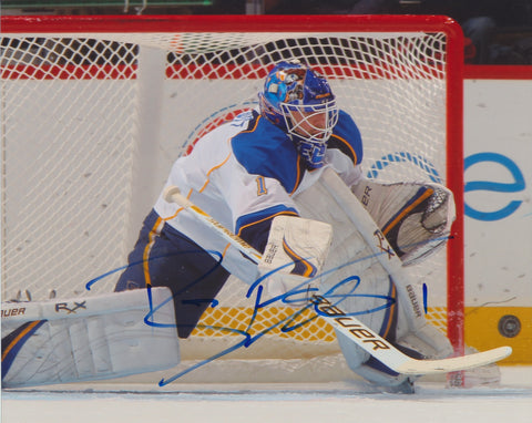 BRIAN ELLIOTT SIGNED ST. LOUIS BLUES 8X10 PHOTO 4