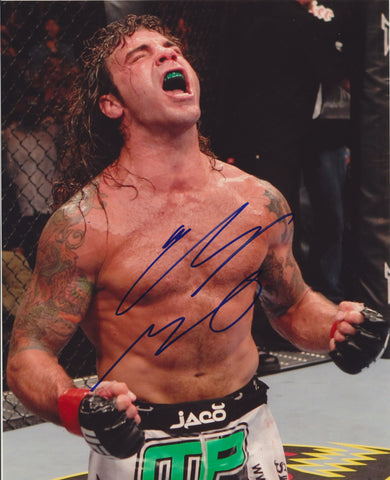 CLAY GUIDA 'THE CARPENTER' SIGNED UFC 8X10 PHOTO 2