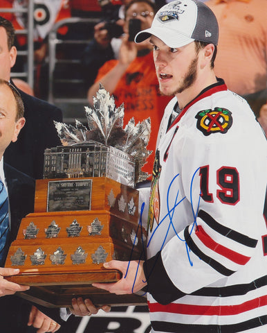 JONATHAN TOEWS SIGNED CHICAGO BLACKHAWKS 8X10 PHOTO 3