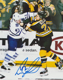 LEO KOMAROV SIGNED TORONTO MAPLE LEAFS 8X10 PHOTO