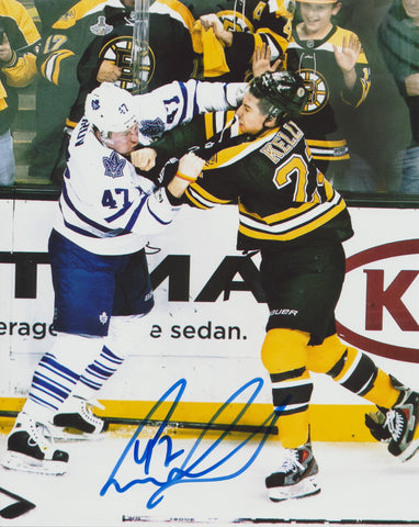 LEO KOMAROV SIGNED TORONTO MAPLE LEAFS 8X10 PHOTO