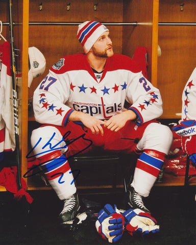 KARL ALZNER SIGNED WASHINGTON CAPITALS 8X10 PHOTO 2