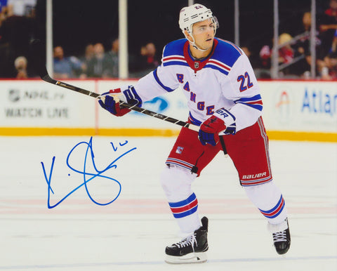 KEVIN SHATTENKIRK SIGNED NEW YORK RANGERS 8X10 PHOTO 2