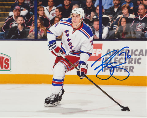 BRADY SKJEI SIGNED NEW YORK RANGERS 8X10 PHOTO