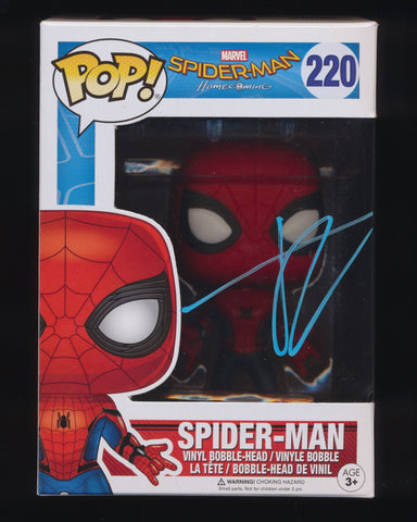 TOM HOLLAND SIGNED SPIDER-MAN HOMECOMING FUNKO POP