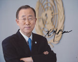 BAN KI MOON SIGNED UN SECRETARY GENERAL 8X10 PHOTO 3