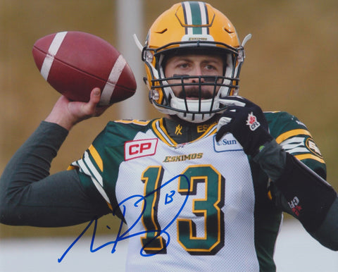 MIKE REILLY SIGNED EDMONTON ESKIMOS 8X10 PHOTO