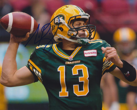 MIKE REILLY SIGNED EDMONTON ESKIMOS 8X10 PHOTO 2