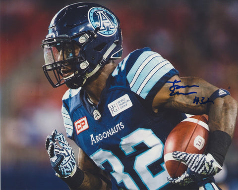 JAMES WILDER JR SIGNED TORONTO ARGONAUTS 8X10 PHOTO