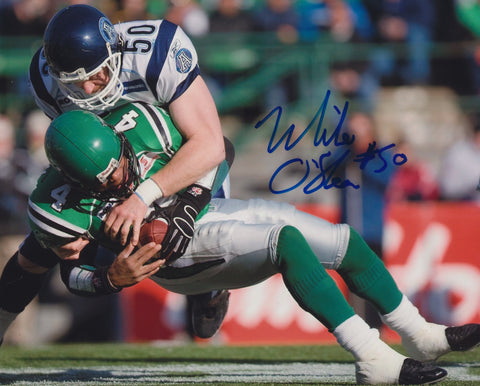 MIKE O'SHEA SIGNED TORONTO ARGONAUTS 8X10 PHOTO