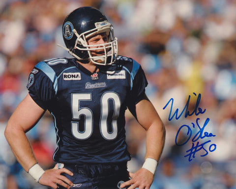 MIKE O'SHEA SIGNED TORONTO ARGONAUTS 8X10 PHOTO 2