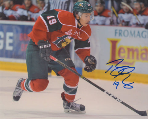 BENOIT-OLIVIER GROULX SIGNED HALIFAX MOOSEHEADS 8X10 PHOTO