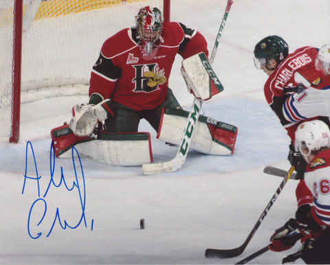 ALEXIS GRAVEL SIGNED HALIFAX MOOSEHEADS 8X10 PHOTO