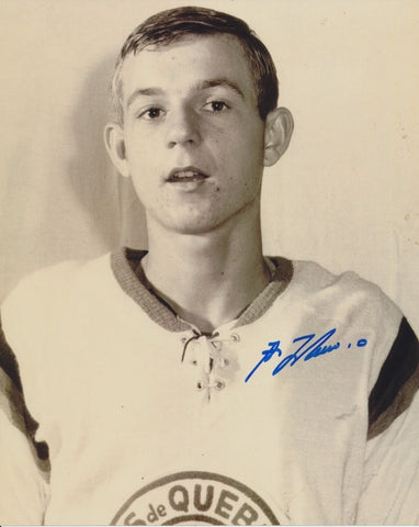 GUY LAFLEUR SIGNED QUEBEC REMPARTS 8X10 PHOTO