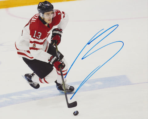 MATHEW BARZAL SIGNED TEAM CANADA 8X10 PHOTO