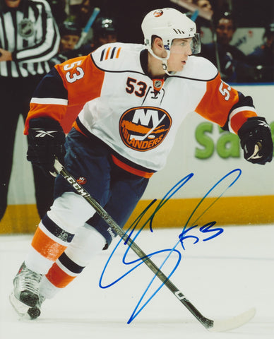 CASEY CIZIKAS SIGNED NEW YORK ISLANDERS 8X10 PHOTO