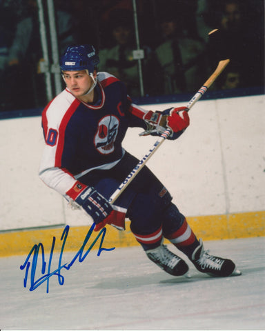 DALE HAWERCHUK SIGNED WINNIPEG JETS 8X10 PHOTO