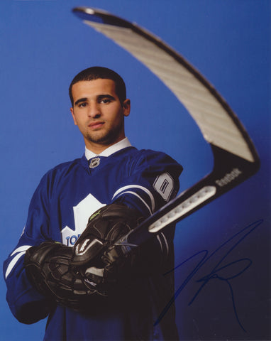 NAZEM KADRI SIGNED TORONTO MAPLE LEAFS 8X10 PHOTO