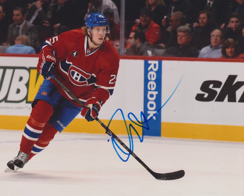 JACOB DE LA ROSE SIGNED MONTREAL CANADIENS 8X10 PHOTO