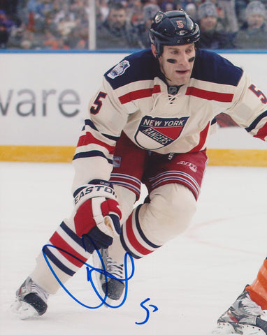 DAN GIRARDI SIGNED NEW YORK RANGERS 8X10 PHOTO 2