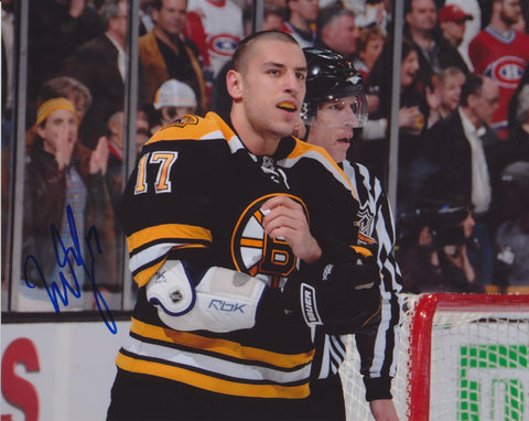 MILAN LUCIC SIGNED BOSTON BRUINS 8X10 PHOTO