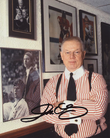 DON CHERRY SIGNED COACHES CORNER 8X10 PHOTO 2