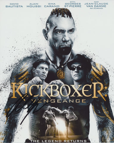 ALAIN MOUSSI SIGNED KICKBOXER: VENGEANCE 8X10 PHOTO 5