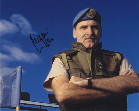 CANADIAN GENERAL ROMEO DALLAIRE SIGNED UNITED NATIONS MISSION 8X10 PHOTO