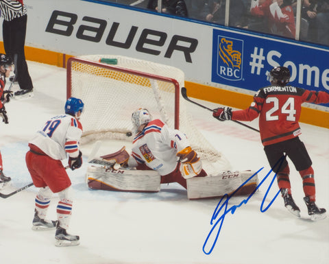 ALEX FORMENTON SIGNED TEAM CANADA 8X10 PHOTO