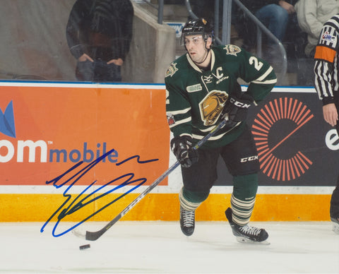 EVAN BOUCHARD SIGNED LONDON KNIGHTS 8X10 PHOTO 2