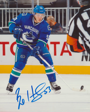 BO HORVAT SIGNED VANCOUVER CANUCKS 8X10 PHOTO 4