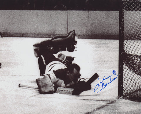 JOHNNY BOWER SIGNED TORONTO MAPLE LEAFS 8X10 PHOTO 4