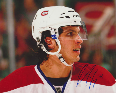 MAXIM LAPIERRE SIGNED MONTREAL CANADIENS 8X10 PHOTO