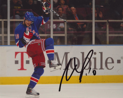 MARIAN GABORIK SIGNED NEW YORK RANGERS 8X10 PHOTO