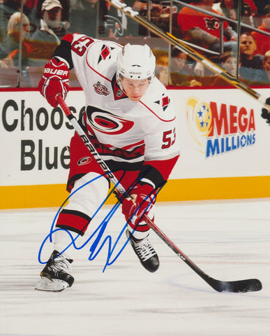 JEFF SKINNER SIGNED CAROLINA HURRICANES 8X10 PHOTO